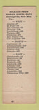 Matchbook Cover - Wagon Wheel Cafe Alamogordo NM