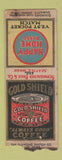 Matchbook Cover - Happy Home Brand Gold Shield Coffee DQ BOBTAIL WEAR