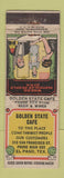 Matchbook Cover - Golden State Cafe El Paso TX WEAR