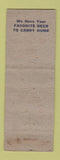 Matchbook Cover - Kit Kat Club Tulsa OK 4 Corner Club WORN