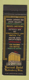 Matchbook Cover - Forrest Hotel Hattiesburg MS
