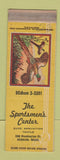 Matchbook Cover - The Sportsmen's Center Dedham MA SAMPLE WEAR