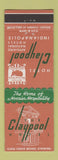Matchbook Cover - Hotel Claypool Indianapolis IN
