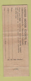 Matchbook Cover - Cross Roads Motel DeWitt IA