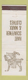 Matchbook Cover - Hart Schaffner Marx Men's Clothes Lytle's Fremont OH
