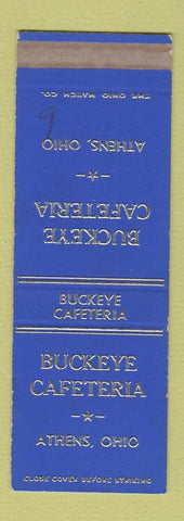 Matchbook Cover - Buckeye Cafeteria Athens OH SAMPLE WEAR