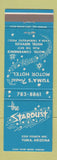 Matchbook Cover - The Stardust Yuma AZ Motor Hotel