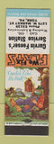 Matchbook Cover - Curvin Freeser's Service oil gas York PA Hillbilly