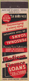 Matchbook Cover - Madison Finance Chicago?