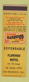 Matchbook Cover - Flamingo Motel San Francisco CA Best Western