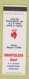 Matchbook Cover - Chanticleer Court Motel Hagerstown MD