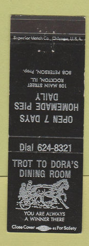 Matchbook Cover - Dora's Dining Room Rockton IL