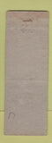 Matchbook Cover - Wright Patterson NCO Mess Black