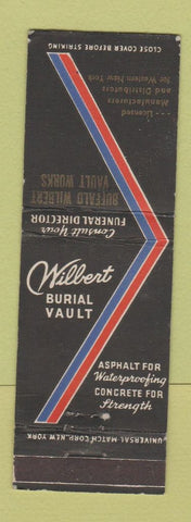 Matchbook Cover - Wilbert Burial Vault Buffalo NY