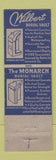 Matchbook Cover - Wilbert Burial Vault Buffalo NY