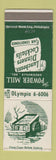 Matchbook Cover - The Powder Mill Greenville DE