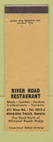 Matchbook Cover - River Road Restaurant Niagara Falls ON