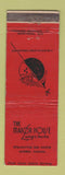 Matchbook Cover - Manor House Laing's Inn Ste Agathe Des Monts QC WEAR