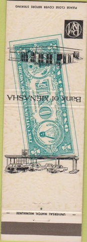 Matchbook Cover - Bank of Menasha