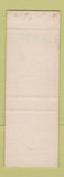 Matchbook Cover - Oak Hills Manor Metuchen NJ SAMPLE