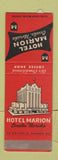 Matchbook Cover - Hotel Marion Ocala FL SAMPLE WEAR