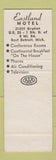 Matchbook Cover - Eastland Motel East Detroit MI SAMPLE