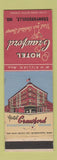 Matchbook Cover - Hotel Crawford Crawfordsville IN
