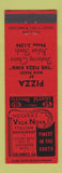 Matchbook Cover - Nocera's Villa Nova Italian Pizza Columbus GA RED