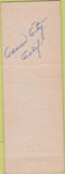 Matchbook Cover - J's Motel Canon City CO