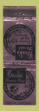 Matchbook Cover - Bush's Flower Shop Augusta GA