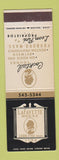 Matchbook Cover - Lafayette House Foxboro MA