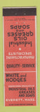 Matchbook Cover - White & Hodges Industrial Oils Grease Everett MA