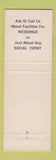 Matchbook Cover - Peoples Choice Night Club Bridgewater MA