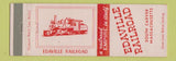 Matchbook Cover - Edaville Railroad South Carver MA
