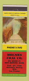 Matchbook Cover - Holmes Coal New Bedford MA