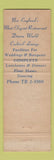 Matchbook Cover - Caesar's Monticello Restaurant Framingham MA
