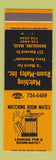 Matchbook Cover - Match Room Mates Service Brookline MA