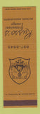 Matchbook Cover - Russo's Restaurant Maynard MA
