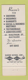 Matchbook Cover - Russo's Restaurant Maynard MA