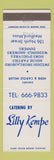Matchbook Cover - Lilly Kempe Catering Medford MA Swedish Smorgasbord