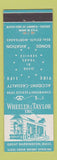 Matchbook Cover - Wheeler & Taylor Insurance Real Estate Great Barrington MA