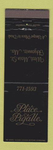 Matchbook Cover - Place Pigalle Hyannis MA