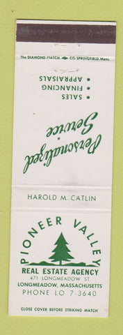 Matchbook Cover - Pioneer Valley Real Estate Longmeadow MA