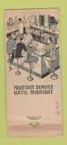 Matchbook Cover - Central YMCA Philadelphia PA deco WEAR 21 Strike Feature