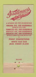 Matchbook Cover - Fralinger's Salt Water Taffy Atlantic City NJ WORN 21 Feature