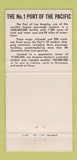 Matchbook Cover - Port of Los Angeles CA 30 Strike