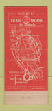 Matchbook Cover - Stickney's Hickry Redwood City CA Palo Alto 21 Strike Feature