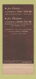 Matchbook Cover - Clearman's Steak n Stein Pico San Gabriel CA 21 Strike Feature