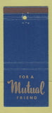 Matchbook Cover - Mutual Savings Pasadena Glendale Covina CA 21 Strike Feature