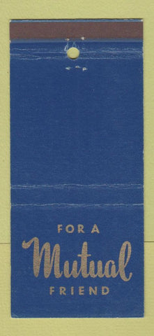Matchbook Cover - Mutual Savings Pasadena Glendale Covina CA 21 Strike Feature